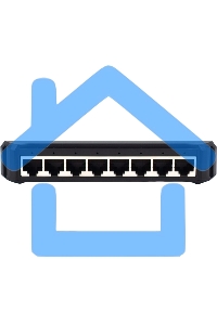 Коммутатор Unmanaged Switch 8x1000Base-T, plastic case