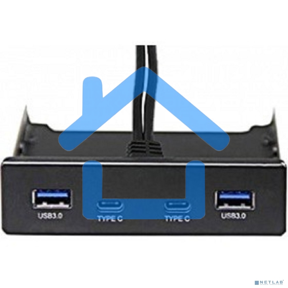 Планка USB на переднюю панель ExeGate U3H-619, 3,5