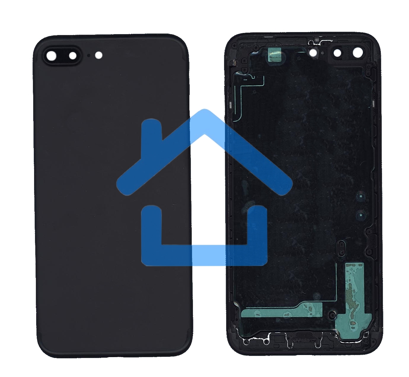 Задняя крышка для iPhone 7 Plus (5.5) черный Jet Black