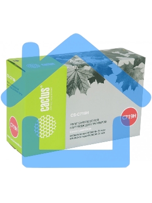 Картридж лазерный Cactus CS-C719H черный (6400 стр.) для Canon MF5840dni-Sensys/MF5880dni; LBP6300i/6650i