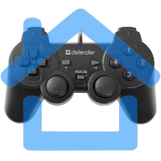 Геймпад Defender Omega USB, Проводной геймпад, 12 кнопок, 2 стика