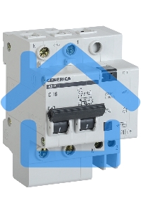 Выключатель автоматический дифференциального тока Iek MAD15-2-016-C-030 АД12 2Р 16А 30мА GENERICA