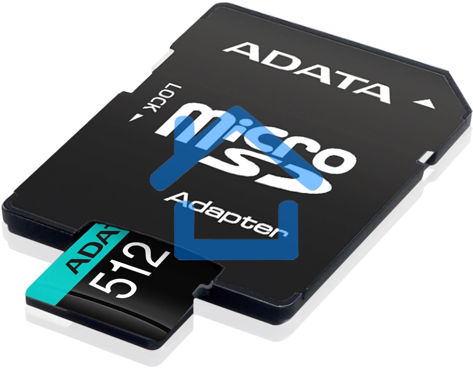 Карта памяти MICRO SDXC 512Gb W/AD. AUSDX512GUI3V30SA2-RA1 ADATA