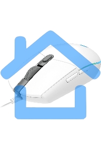 Мышь проводная Logitech G102 LIGHTSYNC белый, 8000 dpi, USB, кнопки - 6