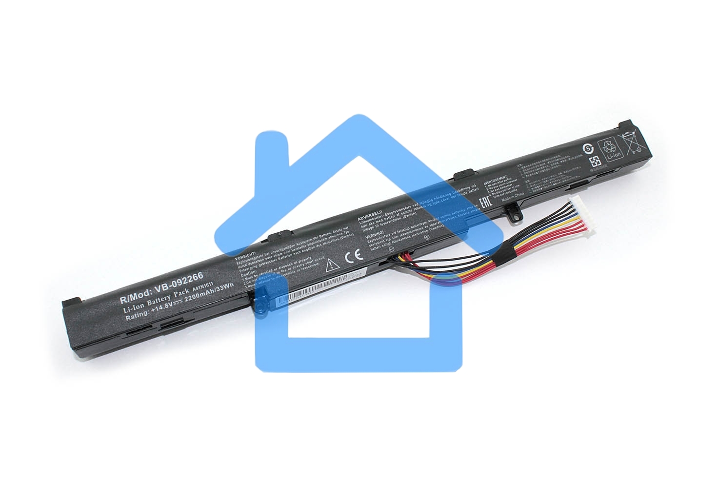 Аккумуляторная батарея для ноутбука Asus GL553VD 14.8V 2200mAh OEM