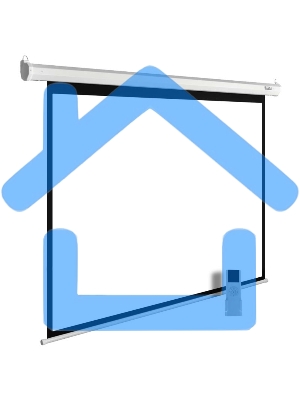 Экран Cactus 360x360см MotoExpert CS-PSME-360x360-WT 1:1 настенно-потолочный рулонный белый (моторизованный привод)