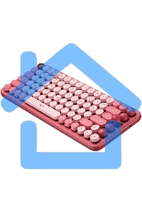 Клавиатура беспроводная Logitech POP KEYS, Heartbreaker Rose (M/N: YR0080/CU0021)