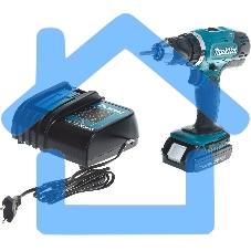 Дрель акк. MAKITA DDF453SYX5 (190497)18В 1х1.5Ач Li-ion БЗП
