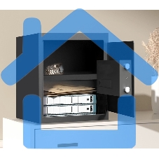 Сейф Deli Tarzan ET534 420x350x330мм электронный/ключевой