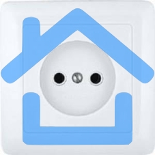 Розетка WESSEN RS10-132-BХИТ белый 1-я б/з 10А скрытый монтаж