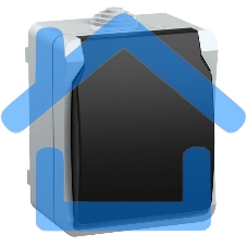 Розетка ИЭК Форс РСб20-3-ФСр1м с/з открытой установки