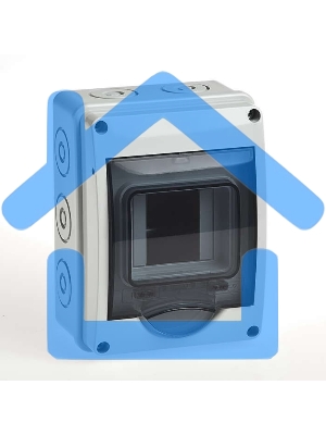 Бокс ОП Тусо 3мод. IP65 с верт. двер. Рувинил 69003