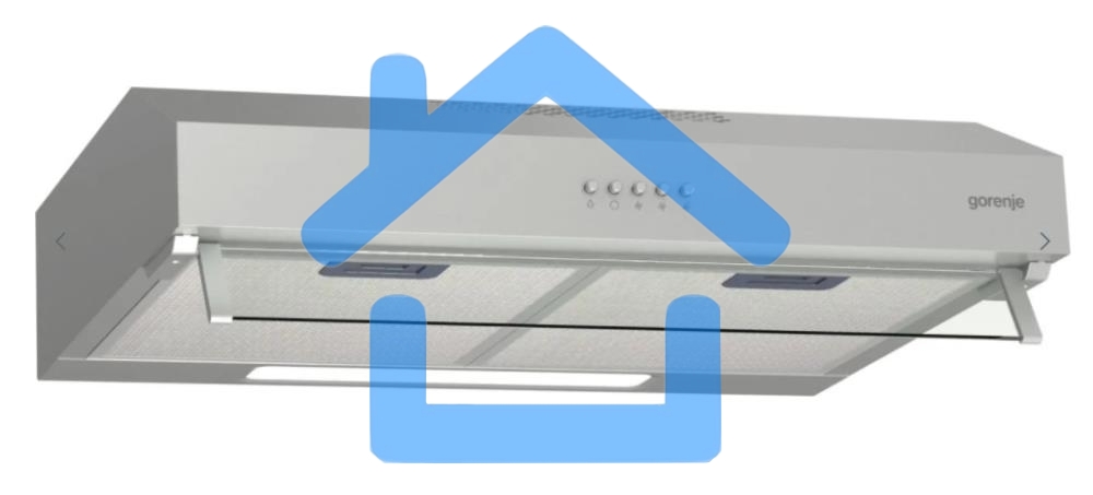 Вытяжка подвесная Gorenje WHU629EX/M нержавеющая сталь, 60 см, 249 м³/ч, 67 дБ