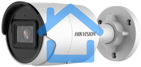 Камера видеонаблюдения цилиндрическая Hikvision DS-2CD2083G2-IU(2.8mm) 8Мп уличнаяс EXIR-подсветкой до 40м и технологией AcuSense1/2.8
