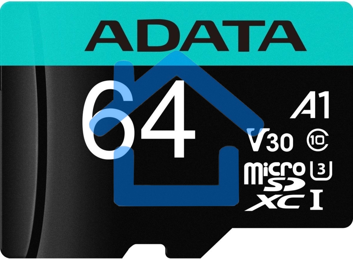 Карта памяти MICROSDXC UHS-I U3 V30S A2 100/75 MB/s 64Gb RETAIL W/1 ADAPTER