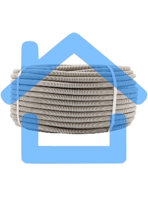 Труба гофрированная из ПВХ, с зондом, Ø16 мм Rexant