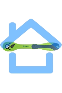 Ключ трещотка двухкомпонентная рукоятка 3/8