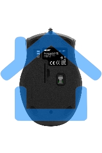 Мышь проводная Acer OMW020 черный, 1600 dpi, USB, кнопки - 4