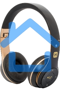 Наушники Harper HB-213 20-20000 Гц 88 дБ 32 Ом 200мА черный/золотой