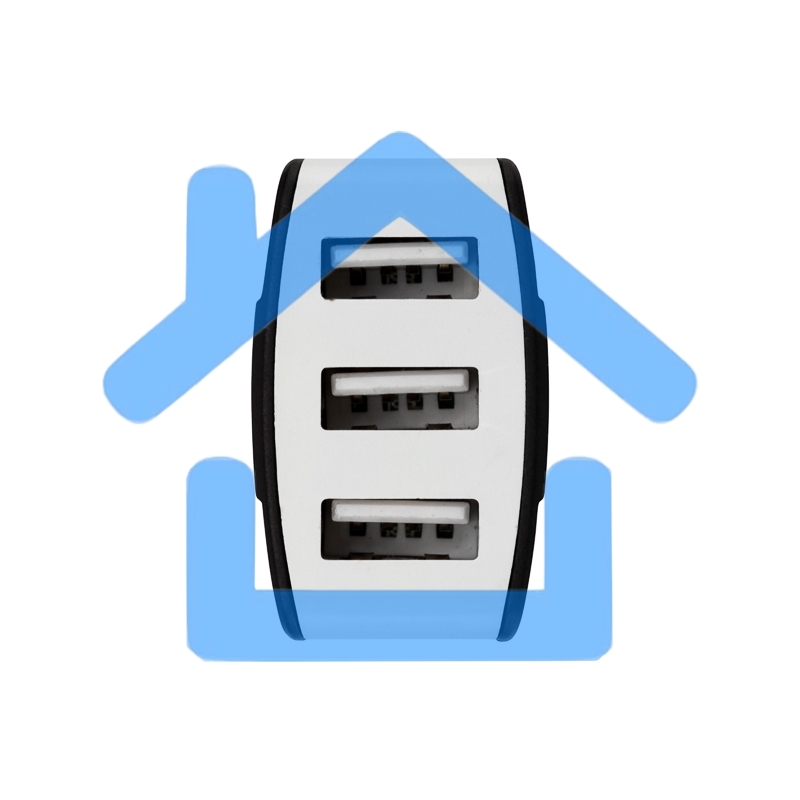 Зарядное устройство в прикуриватель Rexant 3 x USB, 1000mA, черный