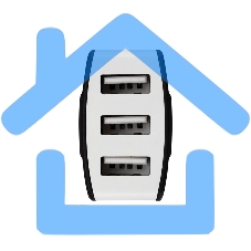 Зарядное устройство в прикуриватель Rexant 3 x USB, 1000mA, черный