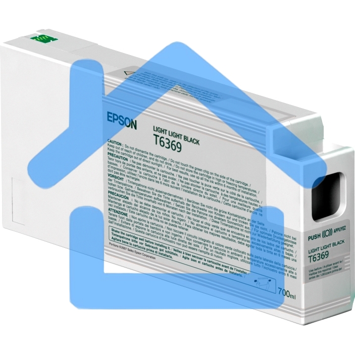 Картридж струйный EPSON C13T636900 светло-серый (700 мл) для Stylus Pro 7700, 7890, 7900, 9700, 9890, 9900, WT7900
