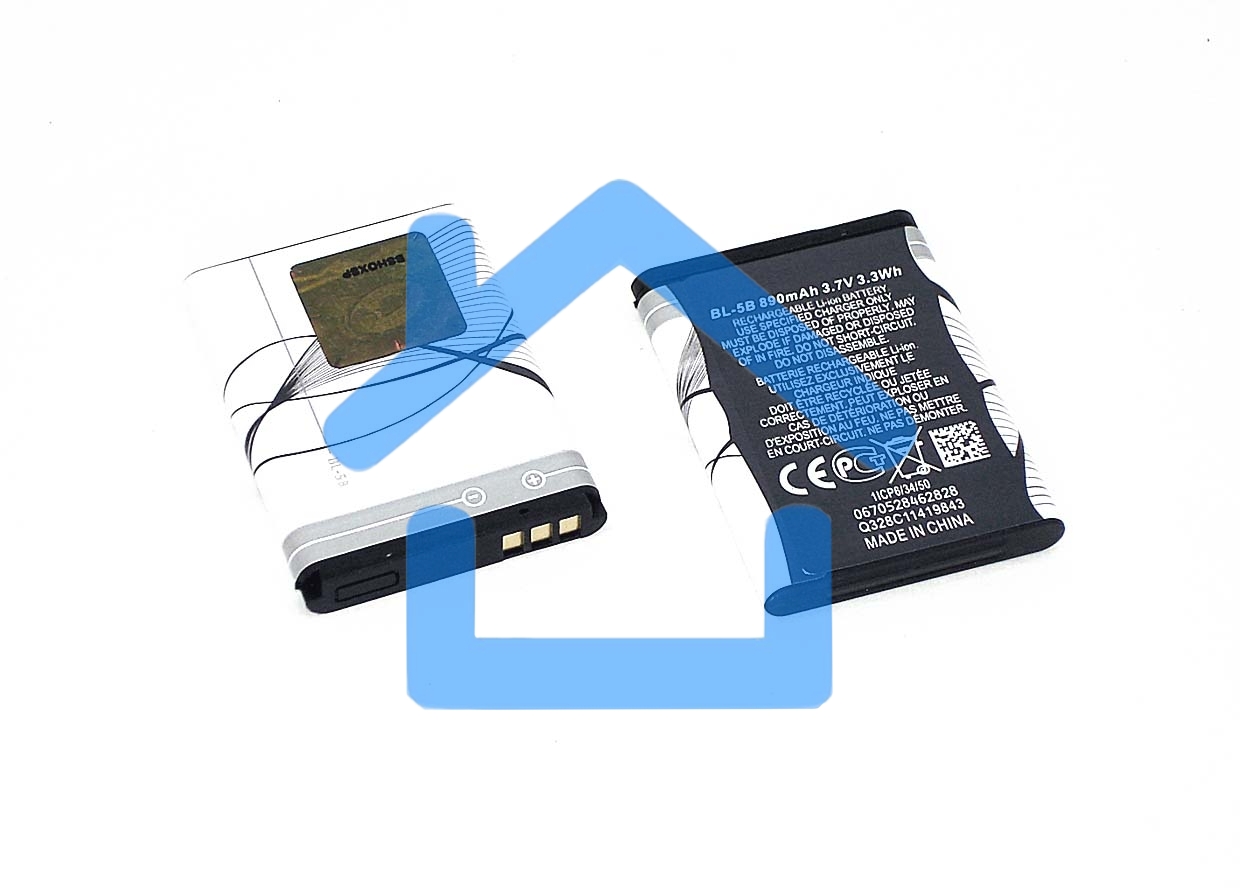 Аккумуляторная батарея BL-5B для Nokia 6060/3220/3230/5070/5140/5200/5300/5320/5500