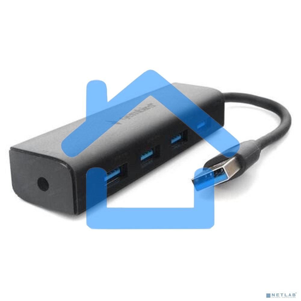 Концентратор USB 3.0 Gembird UHB-C354, 4 порта, с доп питанием