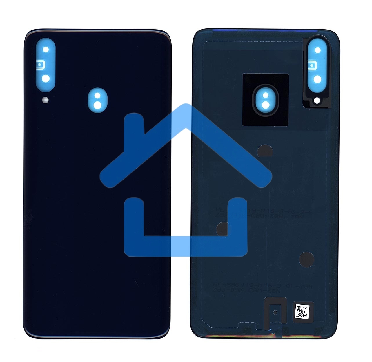 Задняя крышка для Samsung A207F Galaxy A20S (2019) синяя