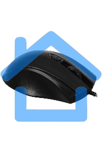 Мышь проводная Acer OMW020 черный, 1600 dpi, USB, кнопки - 4