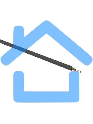 Телефонный кабель Rexant ШТЛП 2 жилы Cu, черный, 100м