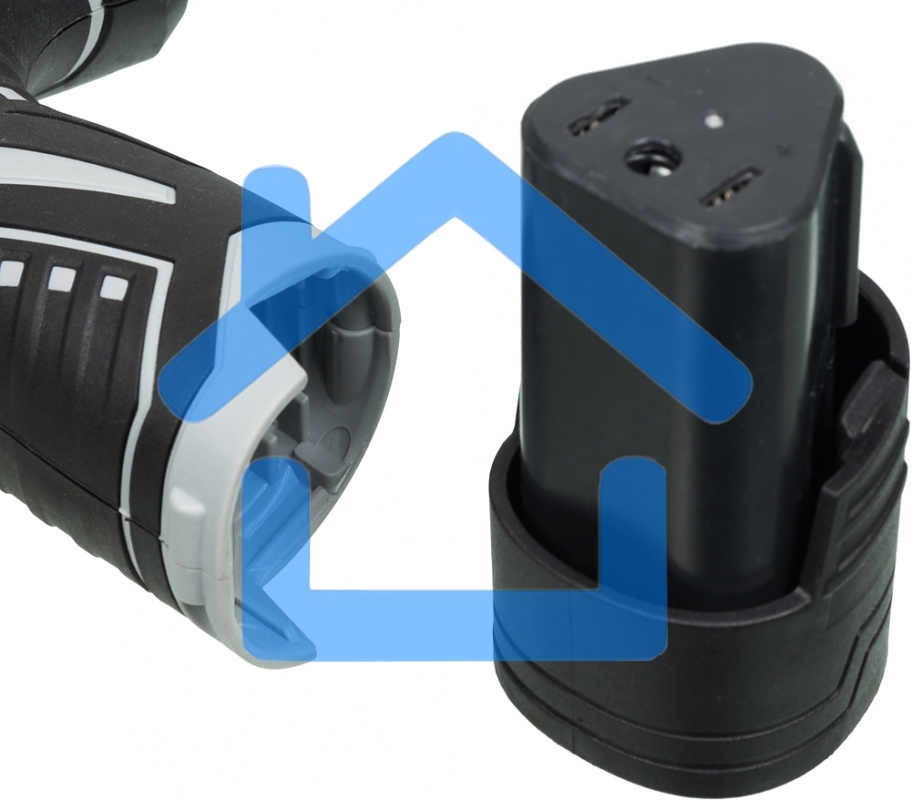 Дрель-шуруповерт Ресанта ДА-12-2ЛК 75/14/2, Аккумуляторная, 12В, 2 АКБ, Кейс