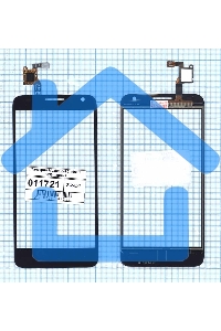 Сенсорное стекло (тачскрин) для Alcatel Idol 2 mini S 6036Y черное