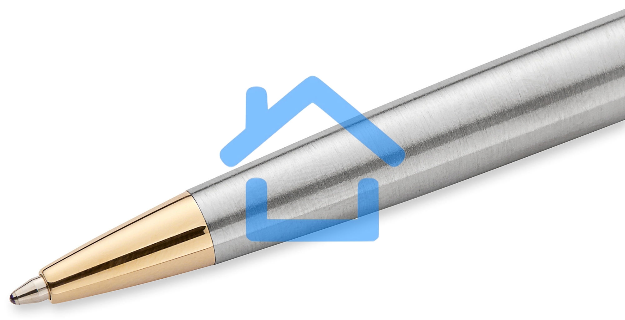 Ручка шариковая Waterman Hemisphere (CWS0920370) Steel GT M, синие чернила, подарочная коробка