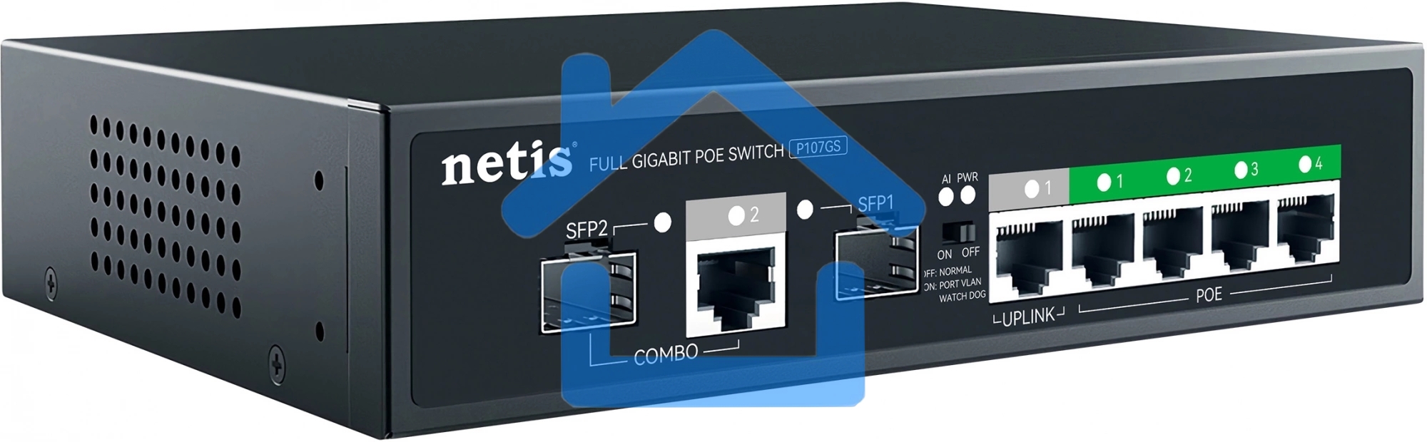 Коммутатор Netis P107GS 7PORT 10/100/1000M POE