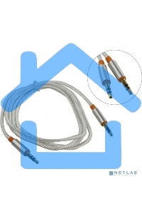 Кабель аудио Defender 3.5мм 1.2M Jack M- Jack M белый