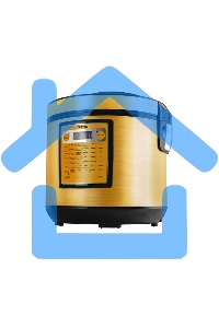 Мультиварка Centek CT-1495 черный 5.0л, 42 программы + Мультишеф черный/золотистый