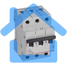 Выключатель автоматический модульный 3п C 10А 4.5кА RX3 Leg 419706