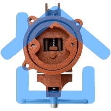 Тиски слесарные SPARTA 100мм поворотные с наковальней 186235