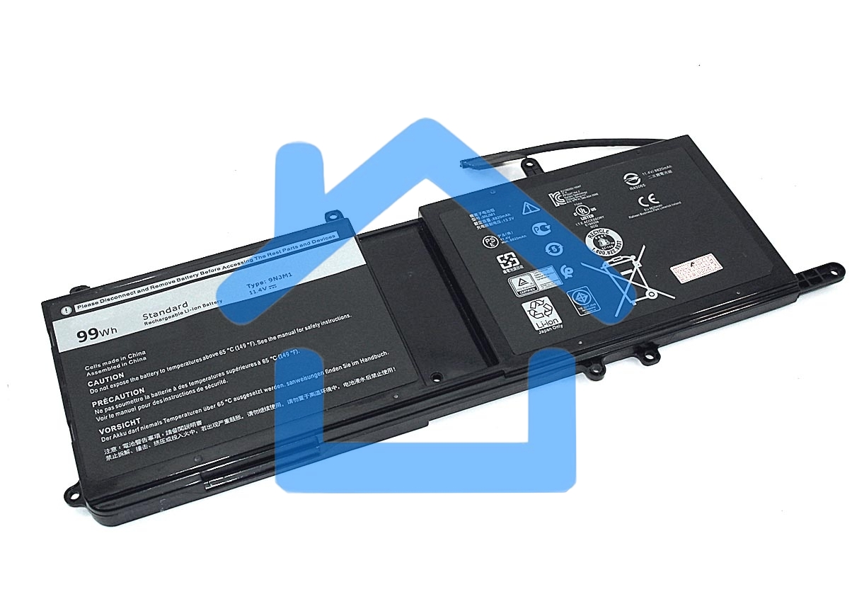 Аккумуляторная батарея для ноутбука Dell Alienware 15 R3 (0546FF) 11,4V 99Wh