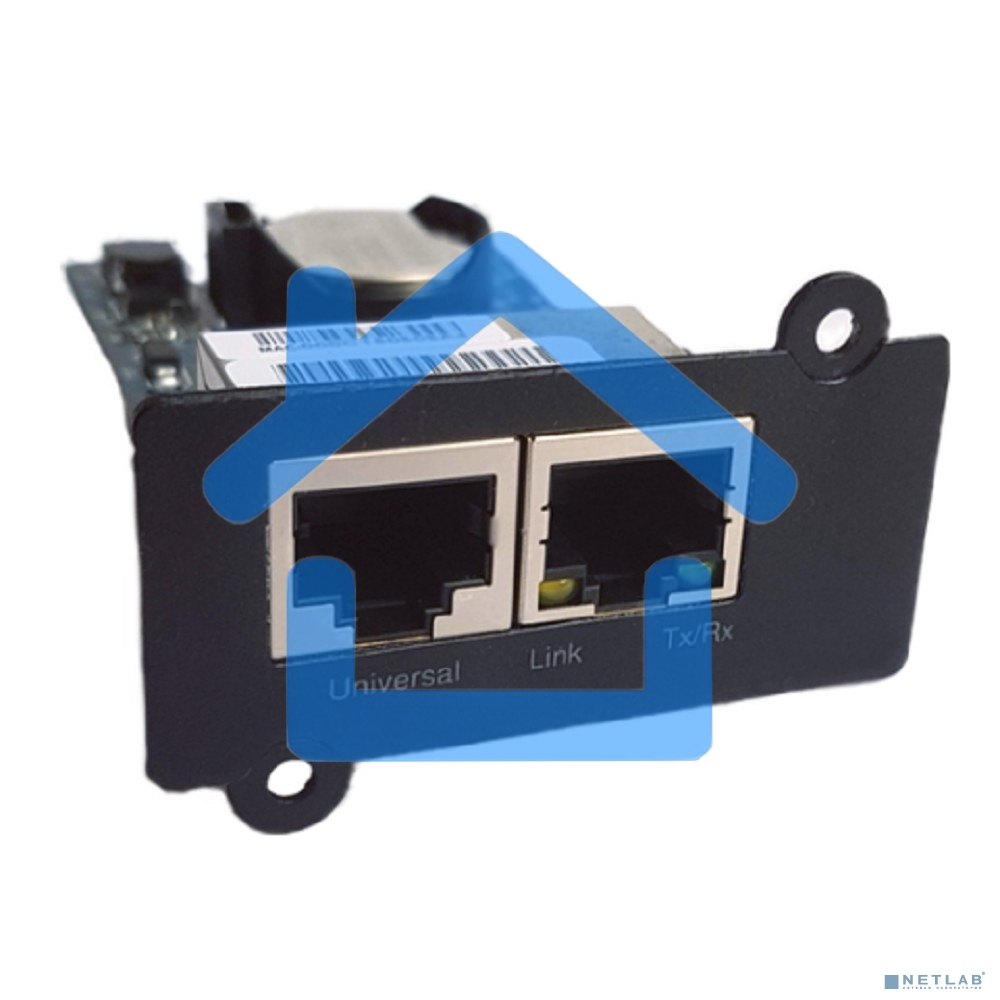 Карта SNMP удаленного управления РСК-ПМКАРД карта удаленного управления для 1-фазных ИБП СайберЭлектро (Изготовлено в РФ)