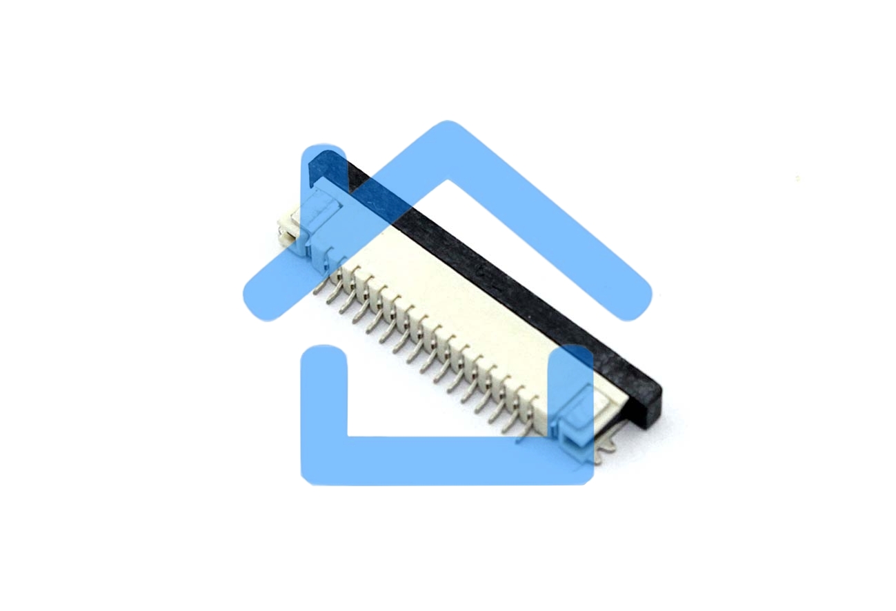 Разъем FPC Half Coverage Bottom Contact 0.8K-BX-16PWB 16 pin высота 2мм шаг 0,8мм