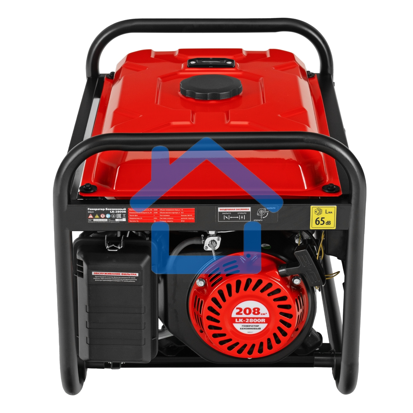 Электрогенератор бензиновый Kronwerk LK-2800R, 2.8 кВт, 65 дБ, 35.8 кг