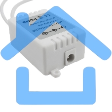 Контроллер LED для светодиодной ленты белый Mix 12/24 В, 72/144 Вт, 24 кнопки (IR)