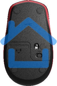 Мышь беспроводная Logitech M190 черный/красный, 1000 dpi, радиоканал, USB, кнопки - 3