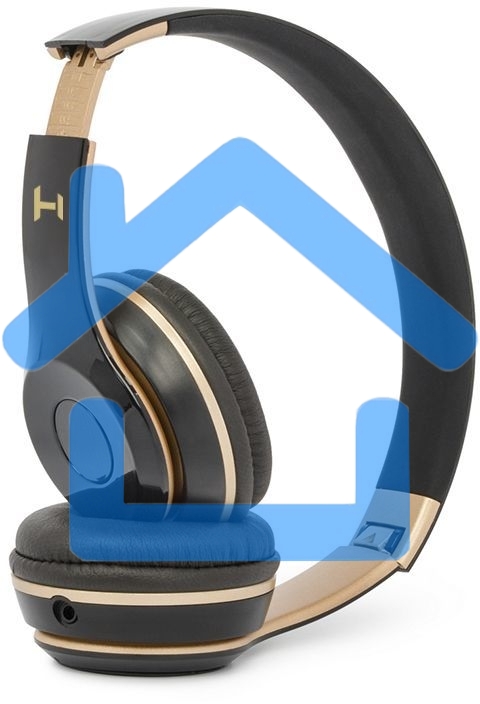 Наушники Harper HB-213 20-20000 Гц 88 дБ 32 Ом 200мА черный/золотой