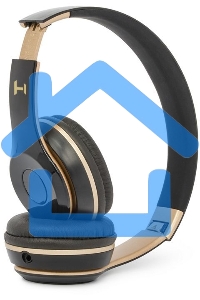 Наушники Harper HB-213 20-20000 Гц 88 дБ 32 Ом 200мА черный/золотой