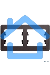 Рамка 2-м Glossa горизонт. графит SchE GSL001302