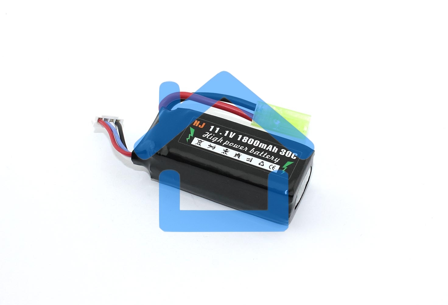 Аккумулятор Li-Pol 11.1v 802555 1800mah разъем mini Tamiya plug