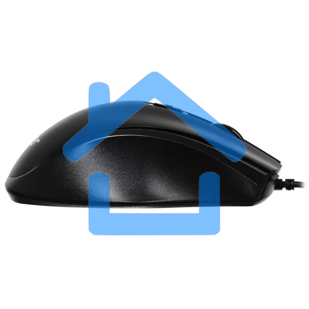 Мышь проводная Acer OMW020 черный, 1600 dpi, USB, кнопки - 4
